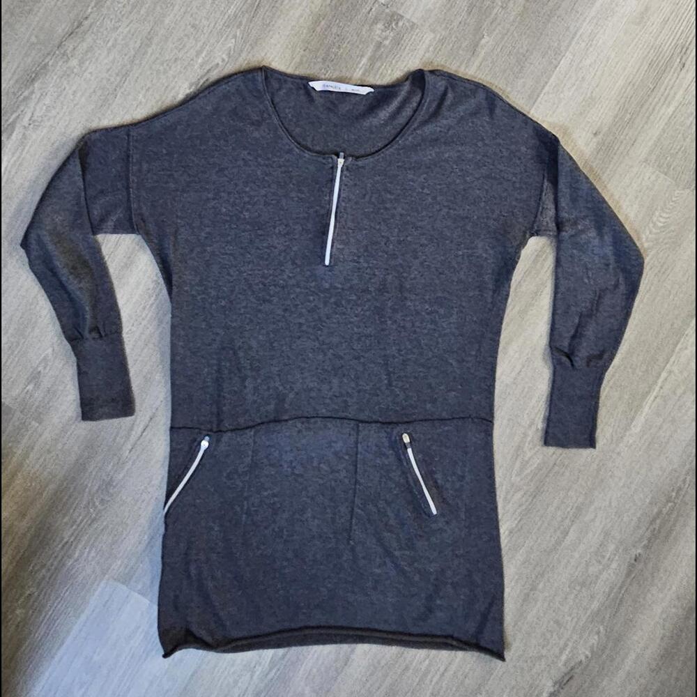 Athleta Sweater Tunic Gray size Medium
